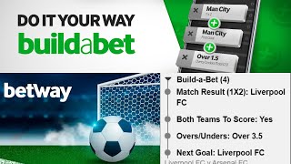 Betway Build a Bet  Match Builder Guide [upl. by Lessirg479]