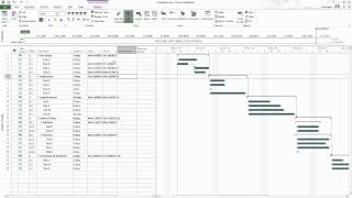 Simple Project Plan in Microsoft Project [upl. by Toffic]