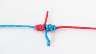 Fishing Knots How To Tie A Blood Knot [upl. by Ayom]