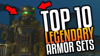 10 Best LEGENDARY ARMOR Sets in Fallout 4  Fallout Top 10s [upl. by Ramoj]