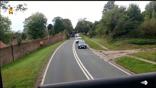 A bus ride from Bridlington to Hull on EYMS 121 service via Driffield and Beverley 3102019 [upl. by Sarene364]