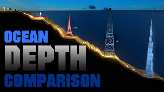 Ocean DEPTH Comparison 🌊 3D Animation [upl. by Immij]