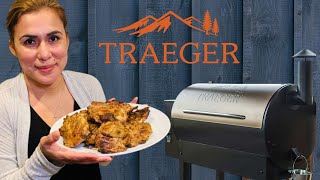 Traeger Grill Chicken Thighs  How to smoke chicken thighs [upl. by Adiraf]