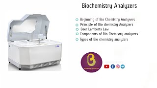 Bio Chemistry analyzers  Biomedical Engineers TV [upl. by Adnilak310]