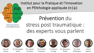 Prévention du stress post traumatique [upl. by Sorcha]