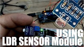 Using LDR sensor Module with Arduino [upl. by Schell]