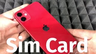 How to insert SIM card in iPhone 11 [upl. by Akili206]