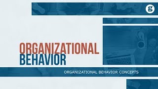 Organizational Behavior [upl. by Mercado]