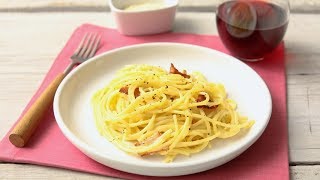 Pasta Carbonara Martha Stewart [upl. by Elolcin]