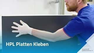 HPL Platten Kleben So gehen Sie vor  Kunststoffplattenonlinede [upl. by Otreblon832]