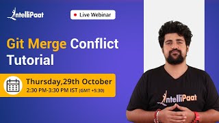 Git Merge Conflict Tutorial  Resolving Merge Conflicts In Git  Intellipaat [upl. by Irab]