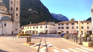 ★ 🇮🇹Tirano  🇨🇭St Moritz cab ride with rear view Italy to Switzerland 102019 [upl. by Guillemette]