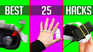 SECRET TOP 25 Oculus Quest 2 HACKS [upl. by Benia]