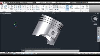 Making a piston in AutoCAD 3D by ⓐⓤⓣⓞⓒⓐⓓⓒⓜⓓ ✅ [upl. by Maddy]