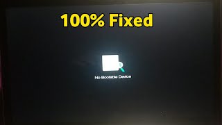 How To Fix quotNo Bootable Devicequot Acer  Hp  Dell [upl. by Kalin686]