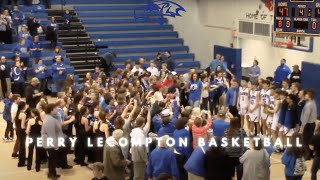 Perry Lecompton HS Varsity Basketball vs Sabetha 21425 [upl. by Asir]