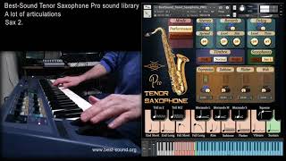 BestSound Tenor Saxophone sample library for Native Instruments Kontakt Woodwind VST [upl. by Nilats]