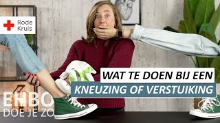 Wat te doen bij kneuzing of verstuiking  Rode Kruis [upl. by Glenna]