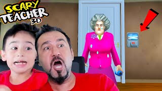 KIZGIN ÖĞRETMENİN GİZEMLİ ODASI HEYKEL OLDU  SCARY TEACHER 3D OYNUYORUZ [upl. by Sesmar]