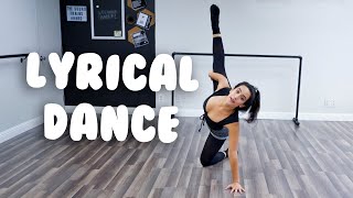 Beginner Lyrical Dance with trainwithkendall [upl. by Dumah]