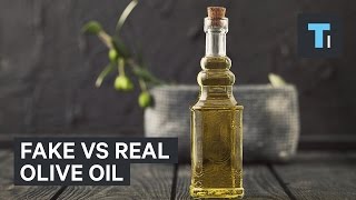 Fake vs real olive oil [upl. by Vano]