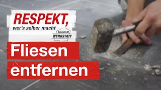 Fliesen entfernen und austauschen  toom Werkstatt [upl. by Pelagias]