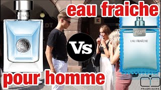 Versace pour homme vs Versace man eau fraîche  fragrance test [upl. by Evetta623]