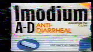 Imodium AD  Tv commercial  1995 [upl. by Nohtanoj]