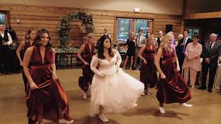 Surprise Bridesmaids Dance at Wedding [upl. by Cuyler]