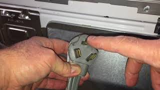 How To Install An Electric Dryer Cord [upl. by Griz]