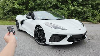 2021 Chevrolet Corvette Stingray Convertible 2LT C8 Start Up Exhaust Test Drive and Review [upl. by Yraek]