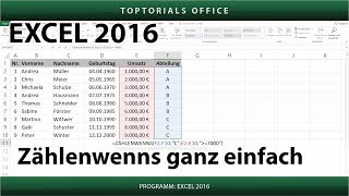 Zählenwenns ganz einfach Excel [upl. by Behlke133]