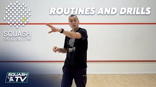 Squash Coaching Routines and Drills [upl. by Clorinda742]