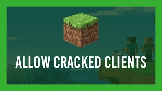 Minecraft How to allow cracked clients to join your server  Full Guide [upl. by Nila]