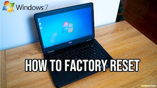 How to easily Factory Reset a Windows 7 PC [upl. by Cosimo]