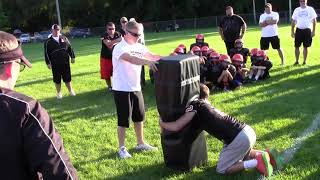 Football Tackling Drills  Hawk Roll Tackle [upl. by Mcafee]