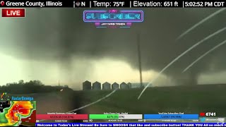 Barnsdall Oklahoma Tornado  Live Stream Archive [upl. by Alamak645]