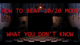 How to beat 1020 Mode  FNaF 2 Walkthrough  FNaF Academy [upl. by Ephram]