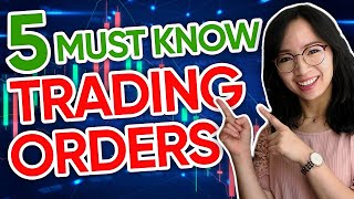 5 Types of ORDERS You Must Know For Trading [upl. by Oppen670]