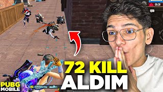 72 KİLL ALDIM YENİ KİLL REKORUM  PUBG MOBİLE [upl. by Hakaber]