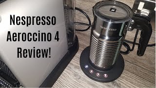 Nespresso Aeroccino 4 Milk Frother Review  Worth upgrading from the Aeroccino 3 [upl. by Ettie]