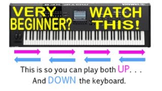 How to Play the Piano  Keyboard for Very Beginners  Lesson 1 [upl. by Hebner550]