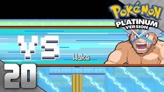 Pokemon Platinum Part 20  Gym Leader Crasher Wake [upl. by Euqnomod]