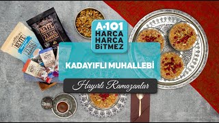 Kadayıflı Muhallebi Tarifi  A101 [upl. by Etezzil]