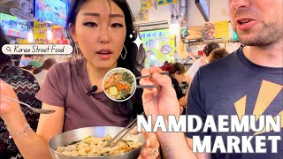 KOREA STREET FOOD  Namdaemun Market [upl. by Melody]