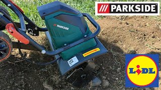 Parkside Tiller PGK 1400 A1 Unboxing and Testing [upl. by Obadiah]