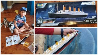 Revell Titanic Model Unboxing Build amp Floating [upl. by Bigler]