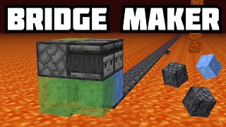 How to Make a Basalt Bridge Maker NETHER Minecraft 118 [upl. by Randolf]