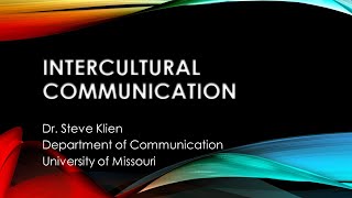 Intercultural Communication [upl. by Mayce]