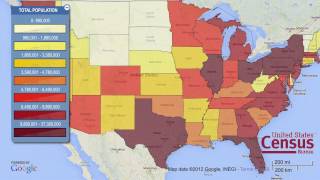 The US Census puts every American on the map [upl. by Hadihahs]